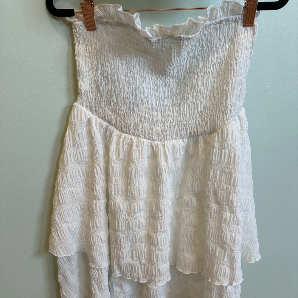 Beachsissi White Strapless Dress-Never Worn